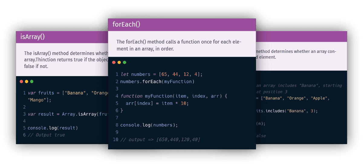 Print the JavaScript Cheat Sheet and use on office boards